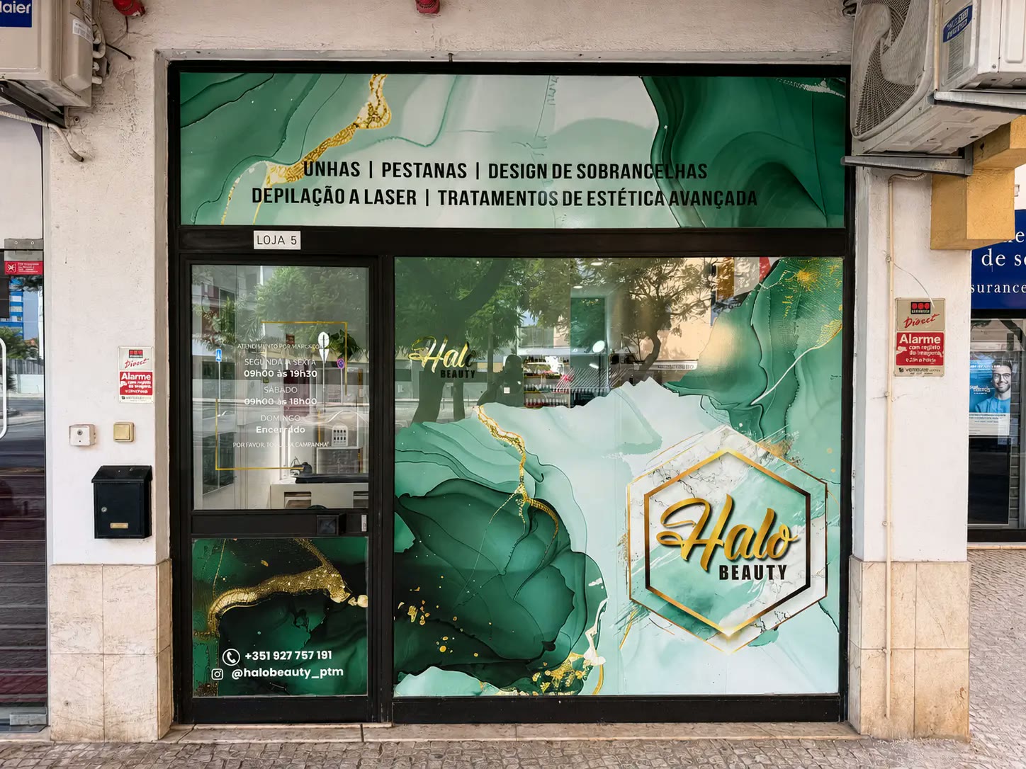 Fachada da HALO BEAUTY, Loja 5